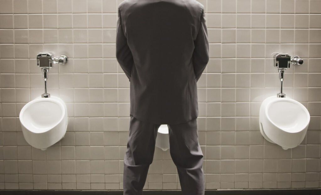 Probleme beim Wasserlassen aufgrund einer Prostatitis